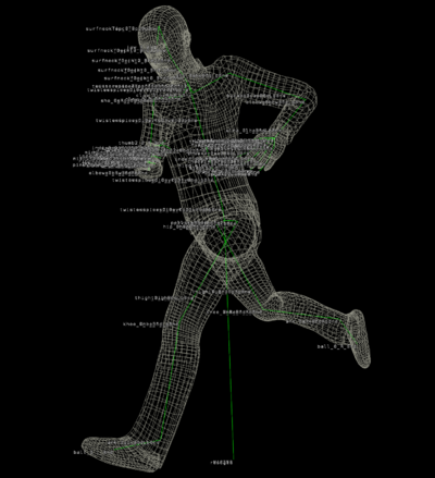 A valid KineFX hierarchy requires valid point name attributes, each name should be unique.